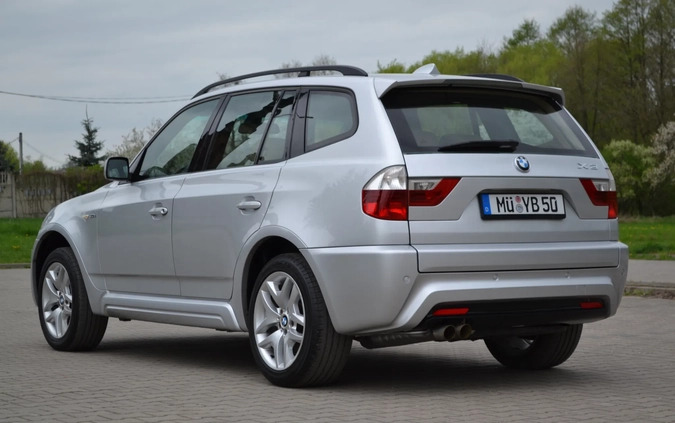 BMW X3 cena 36500 przebieg: 240000, rok produkcji 2007 z Radom małe 562